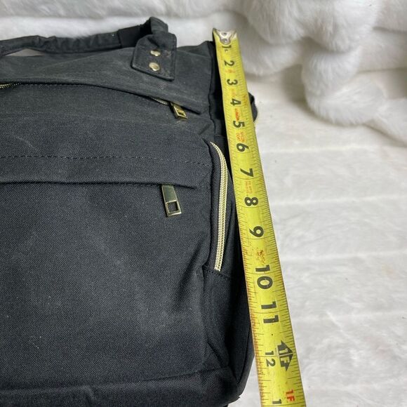 NWT lovevook black  canvas laptop backpack with USB port fit up to 17” l… - Picture 6 of 9